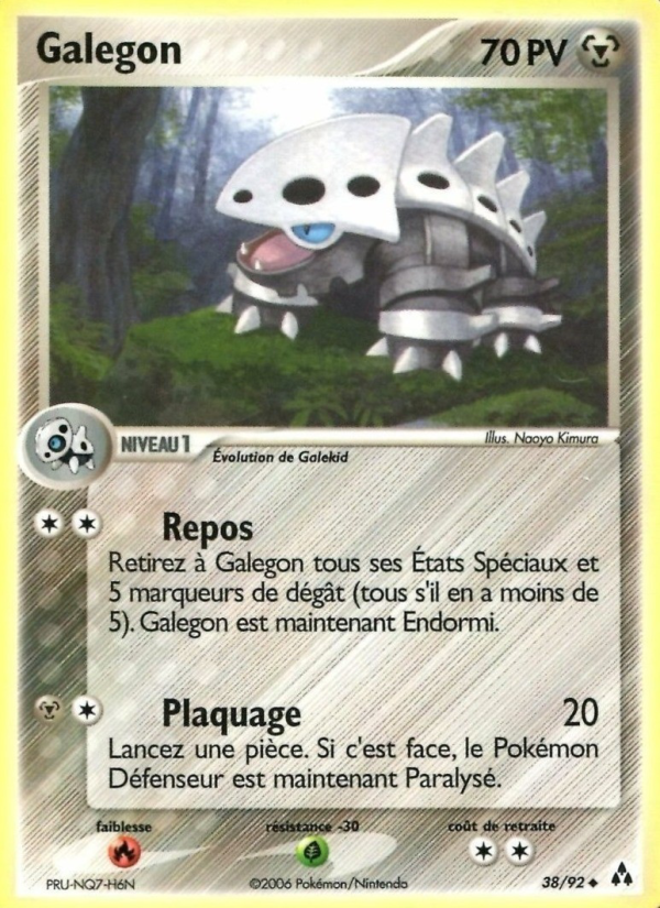 Galegon 38 — EX Créateurs de légendes (French Pokémon TCG card)