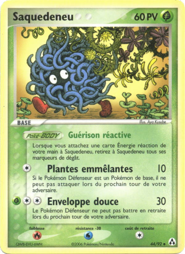 Saquedeneu 44 — EX Créateurs de légendes (French Pokémon TCG card)