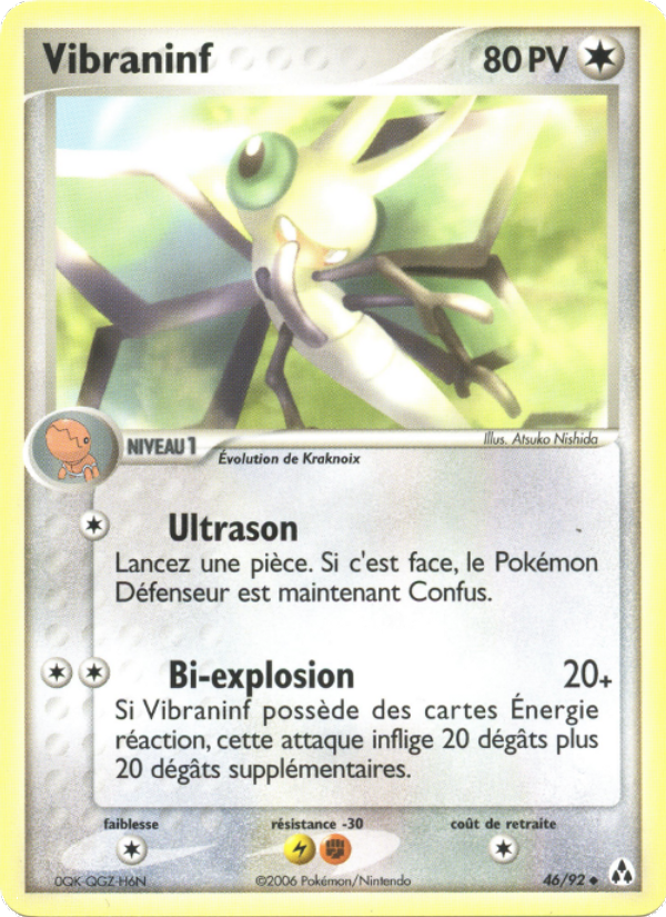Vibraninf 46 — EX Créateurs de légendes (French Pokémon TCG card)