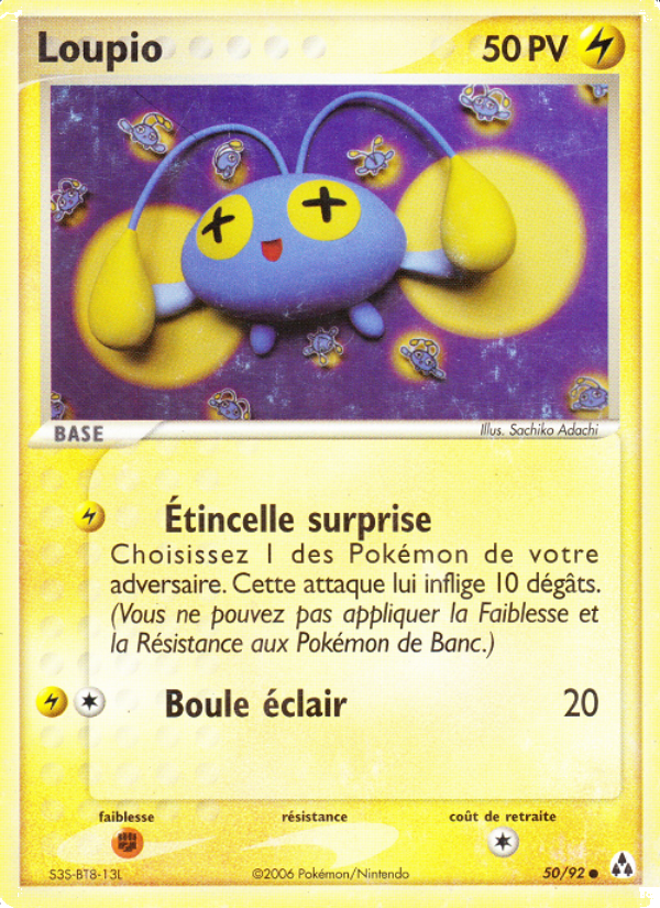 Loupio 50 — EX Créateurs de légendes (French Pokémon TCG card)