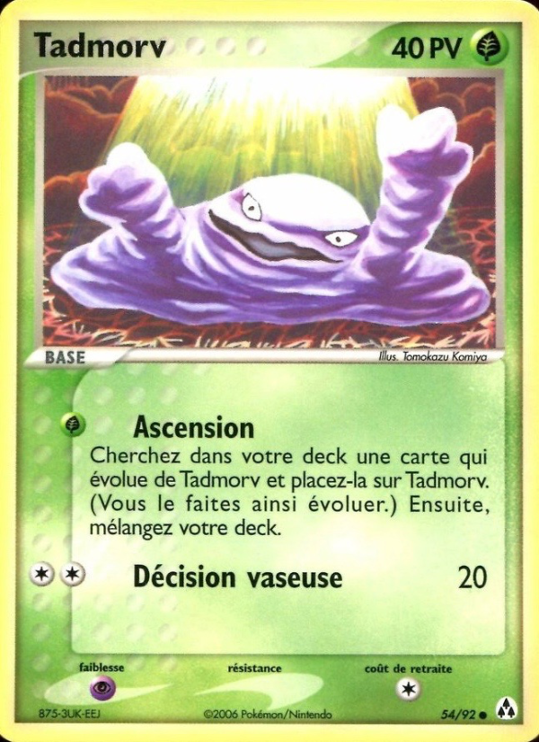 Tadmorv 54 — EX Créateurs de légendes (French Pokémon TCG card)