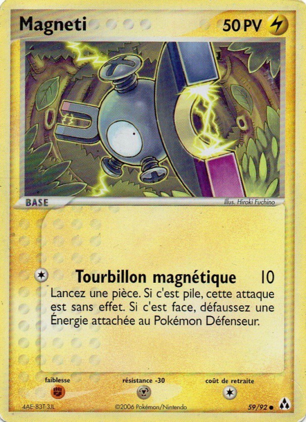 Magneti 59 — EX Créateurs de légendes (French Pokémon TCG card)