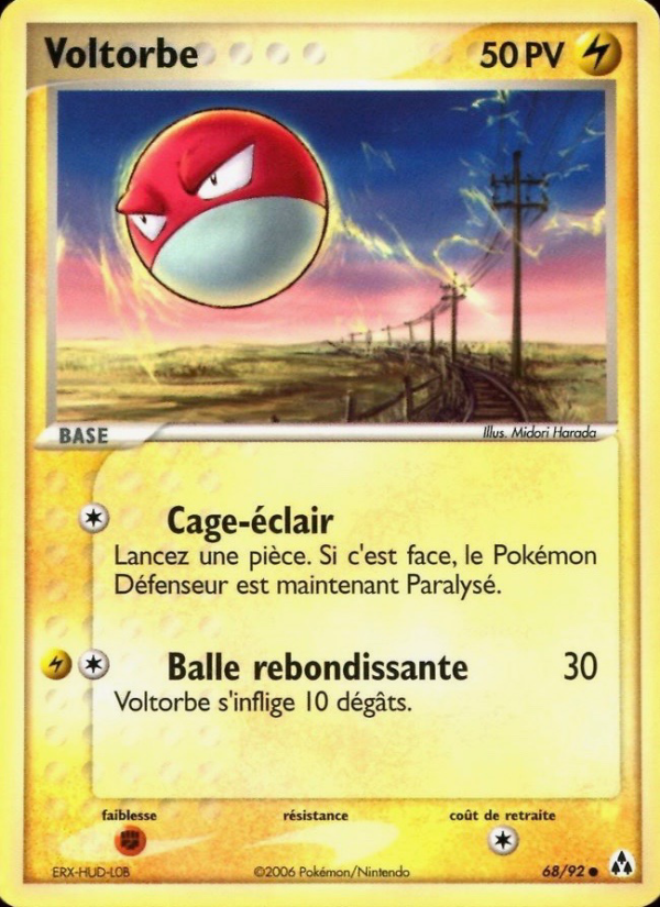 Voltorbe 68 — EX Créateurs de légendes (French Pokémon TCG card)