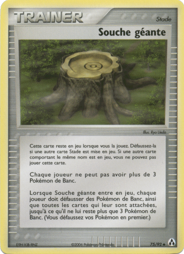 Souche géante 75 — EX Créateurs de légendes (French Pokémon TCG card)