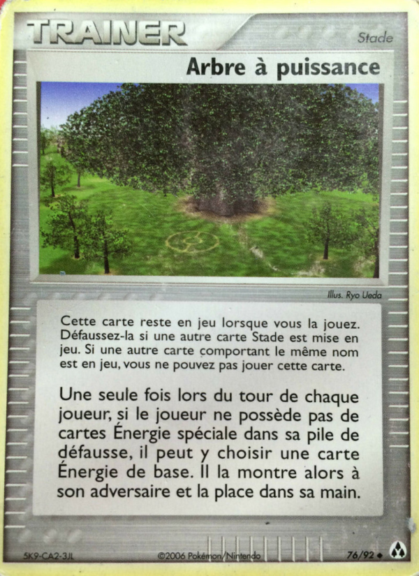 Arbre à puissance 76 — EX Créateurs de légendes (French Pokémon TCG card)