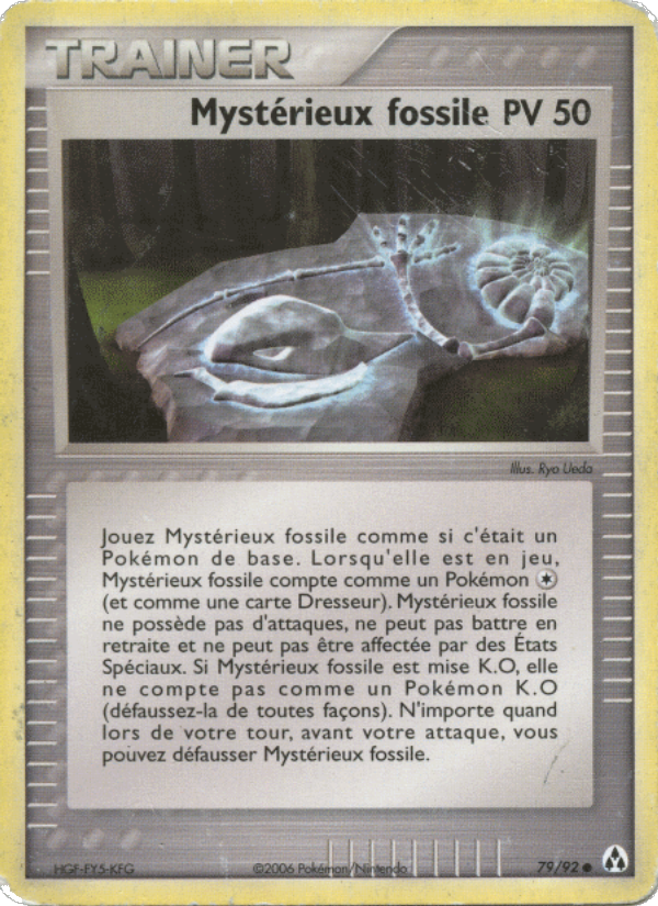 Mystérieux fossile 79 — EX Créateurs de légendes (French Pokémon TCG card)