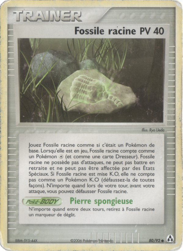Fossile racine 80 — EX Créateurs de légendes (French Pokémon TCG card)
