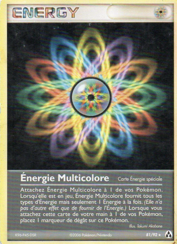 Énergie Multicolore 81 — EX Créateurs de légendes (French Pokémon TCG card)