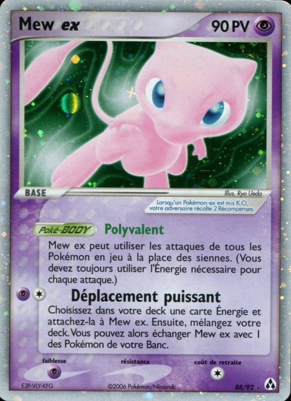 Mew ex 88 — EX Créateurs de légendes (French Pokémon TCG card)