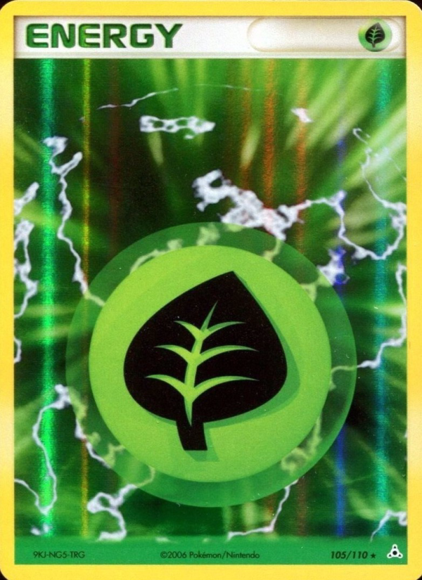 Énergie Plante 105 — EX Fantômes Holon (French Pokémon TCG card)