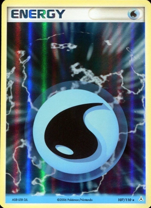Énergie Eau 107 — EX Fantômes Holon (French Pokémon TCG card)