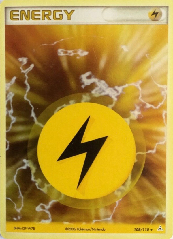 Énergie Électrique 108 — EX Fantômes Holon (French Pokémon TCG card)