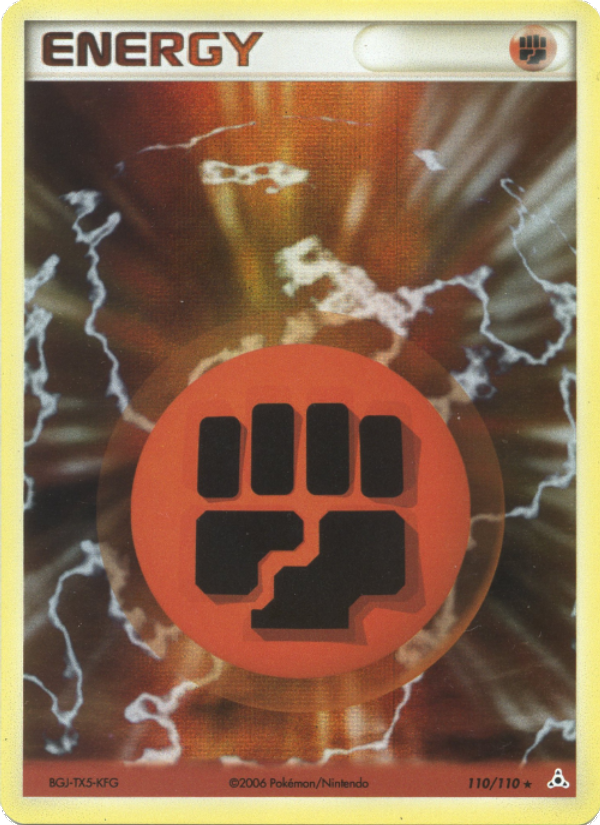 Énergie Combat 110 — EX Fantômes Holon (French Pokémon TCG card)