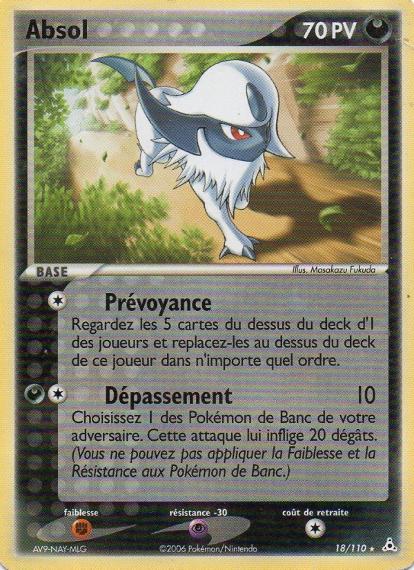 Absol 18 — EX Fantômes Holon (French Pokémon TCG card)