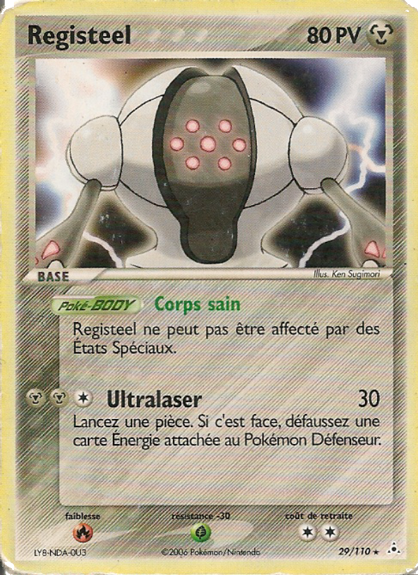 Registeel 29 — EX Fantômes Holon (French Pokémon TCG card)