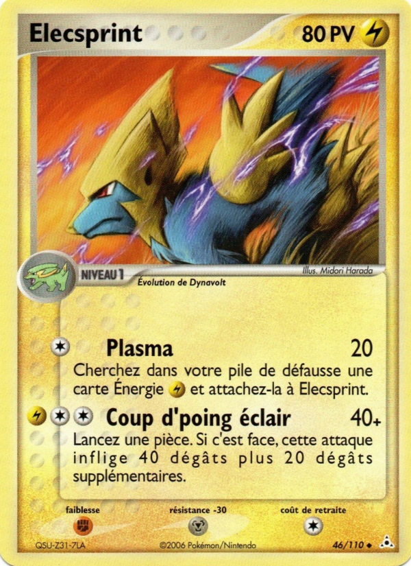 Elecsprint 46 — EX Fantômes Holon (French Pokémon TCG card)