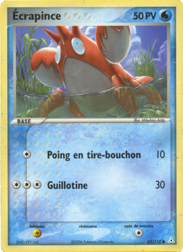 Ecrapince 62 — EX Fantômes Holon (French Pokémon TCG card)