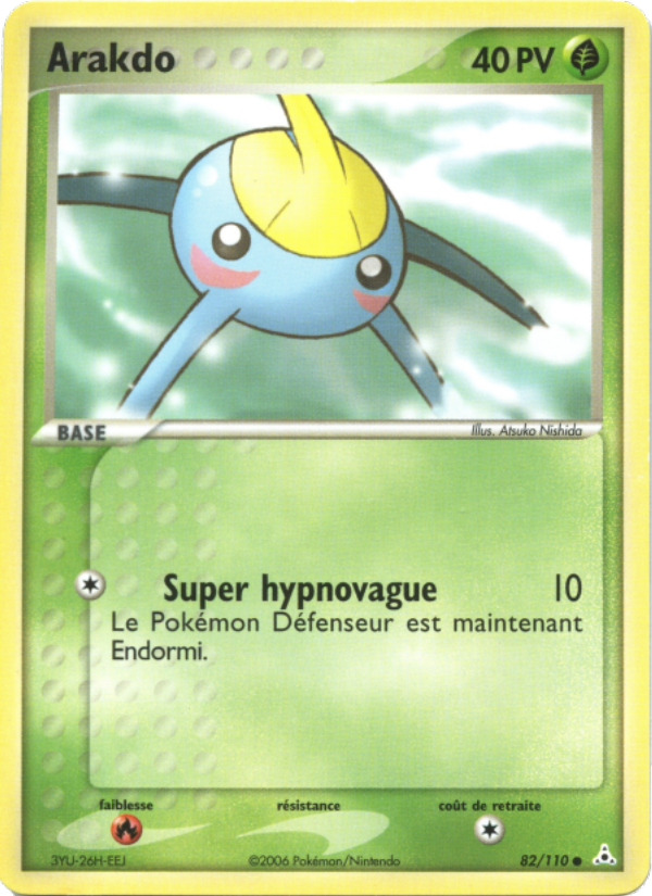 Arakdo 82 — EX Fantômes Holon (French Pokémon TCG card)