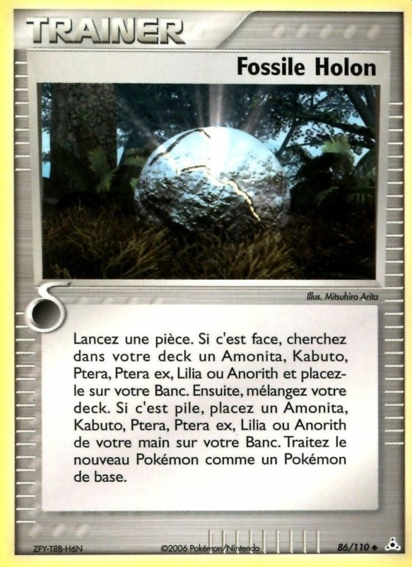 Fossile Holon 86 — EX Fantômes Holon (French Pokémon TCG card)