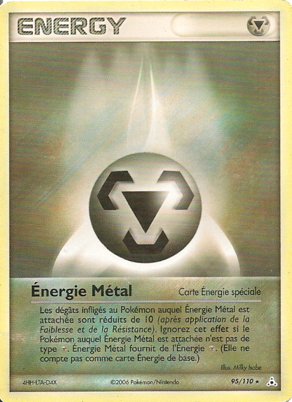 Énergie Métal 95 — EX Fantômes Holon (French Pokémon TCG card)