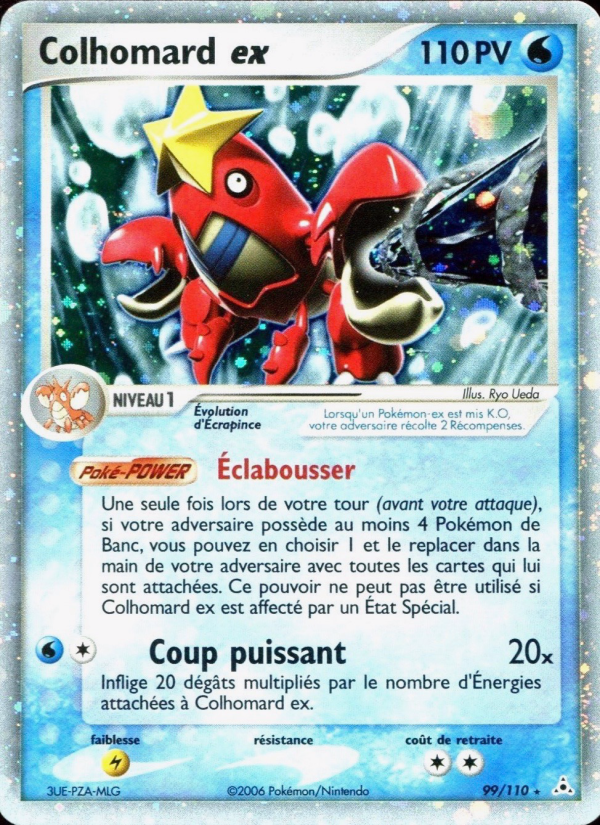 Colhomard ex 99 — EX Fantômes Holon (French Pokémon TCG card)