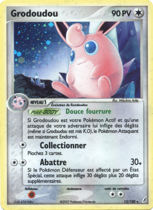 Grodoudou 13 — EX Gardiens de Cristal (French Pokémon TCG card)
