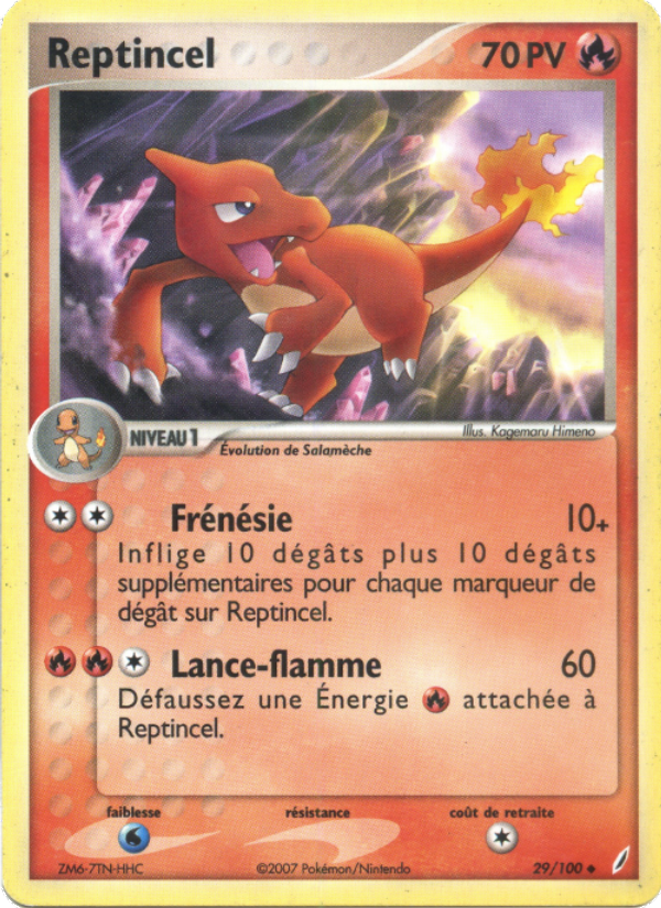 Reptincel 29 — EX Gardiens de Cristal (French Pokémon TCG card)