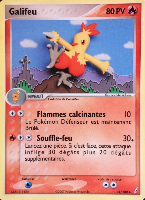 Galifeu 31 — EX Gardiens de Cristal (French Pokémon TCG card)