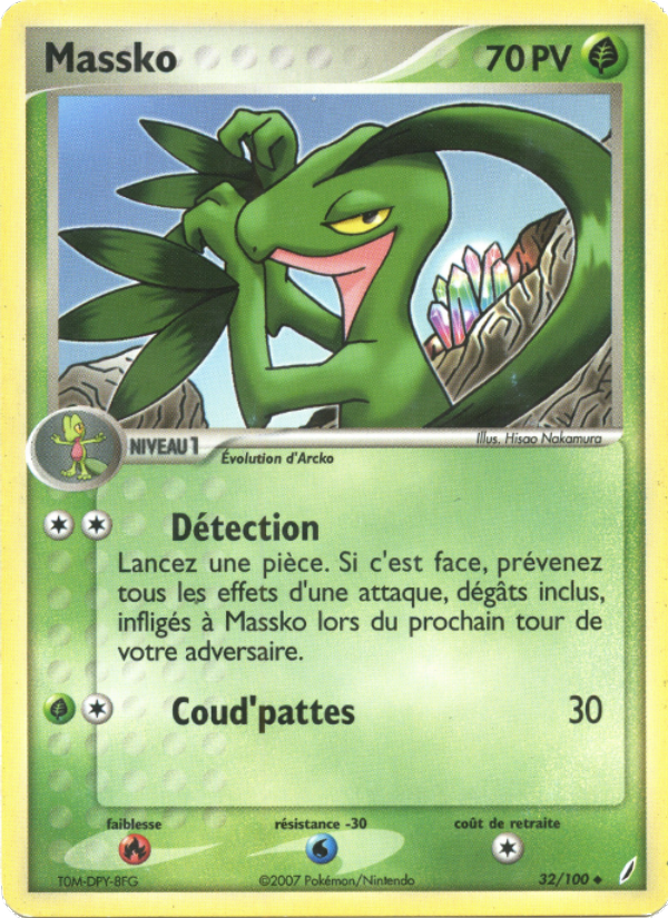 Massko 32 — EX Gardiens de Cristal (French Pokémon TCG card)