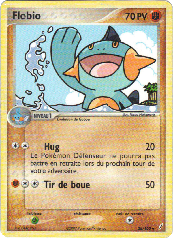 Flobio 38 — EX Gardiens de Cristal (French Pokémon TCG card)