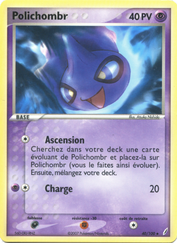 Polichombr 40 — EX Gardiens de Cristal (French Pokémon TCG card)