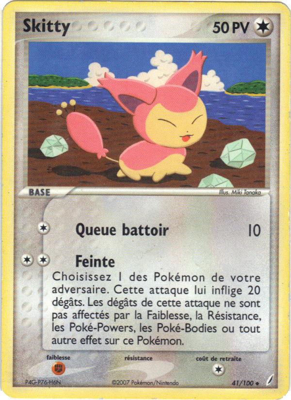 Skitty 41 — EX Gardiens de Cristal (French Pokémon TCG card)