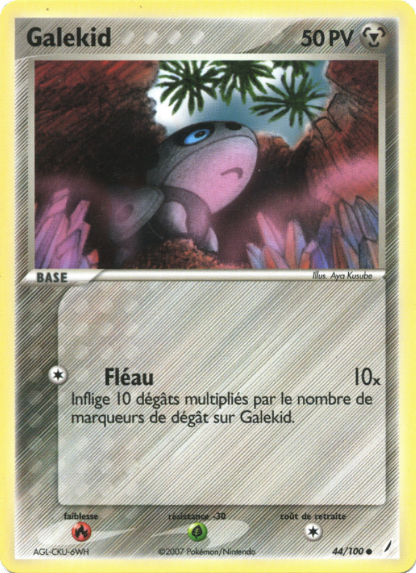 Galekid 44 — EX Gardiens de Cristal (French Pokémon TCG card)