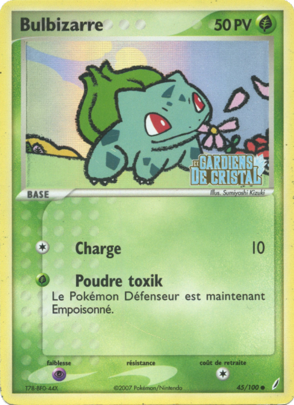 Bulbizarre 45 — EX Gardiens de Cristal (French Pokémon TCG card)