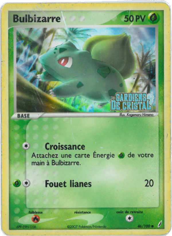 Bulbizarre 46 — EX Gardiens de Cristal (French Pokémon TCG card)