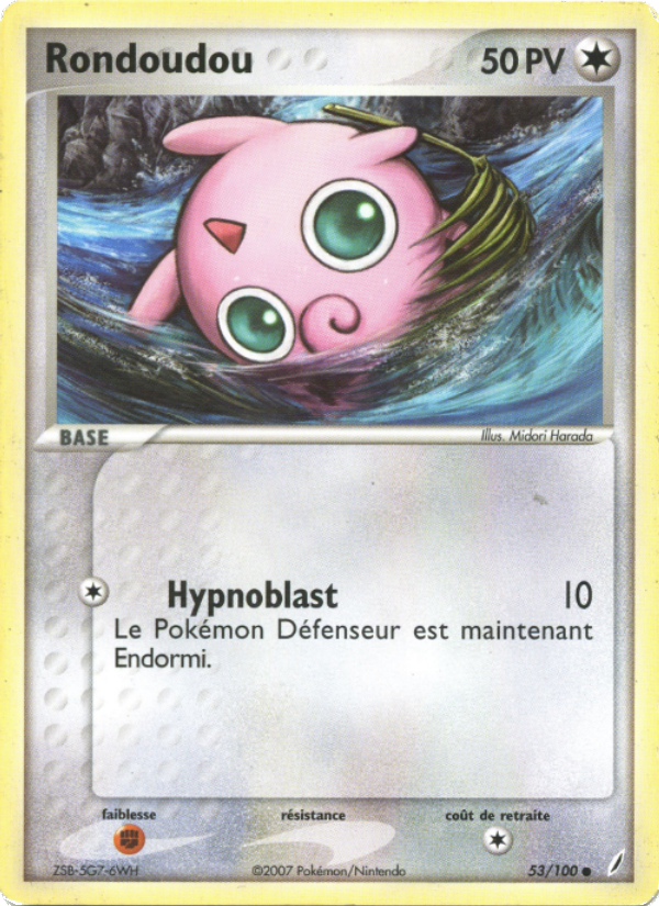 Rondoudou 53 — EX Gardiens de Cristal (French Pokémon TCG card)