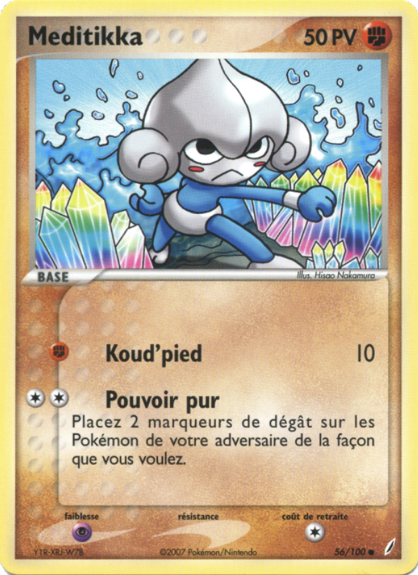 Meditikka 56 — EX Gardiens de Cristal (French Pokémon TCG card)