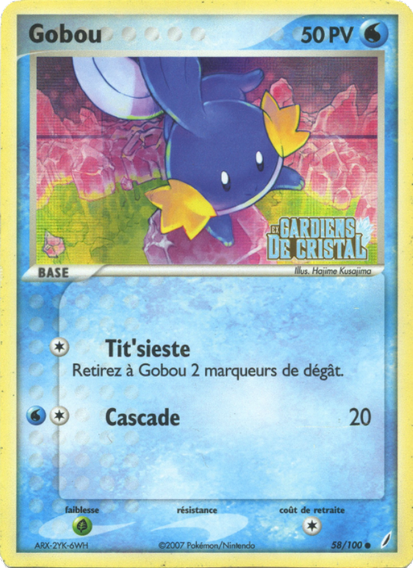 Gobou 58 — EX Gardiens de Cristal (French Pokémon TCG card)