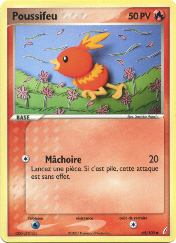 Poussifeu 65 — EX Gardiens de Cristal (French Pokémon TCG card)