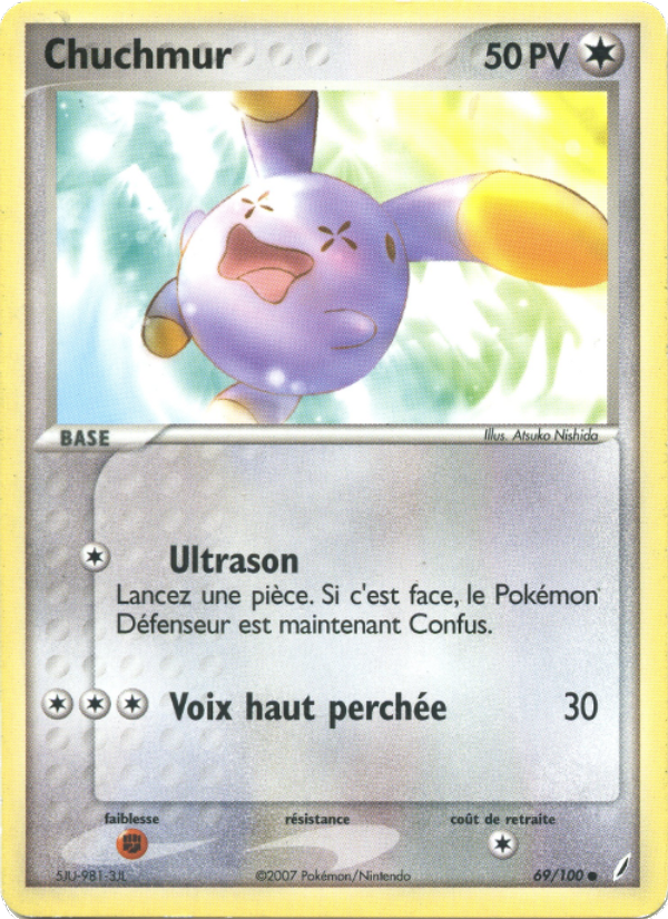 Chuchmur 69 — EX Gardiens de Cristal (French Pokémon TCG card)