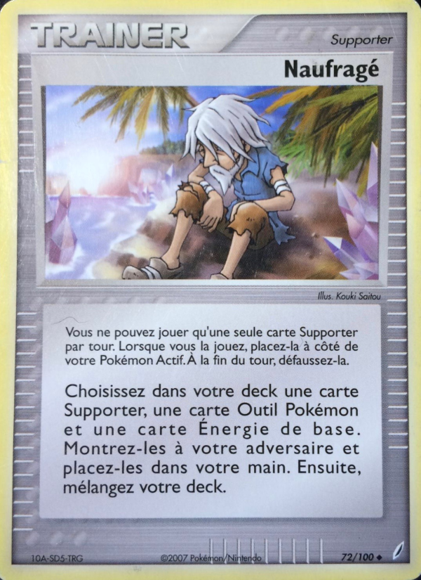 Naufragé 72 — EX Gardiens de Cristal (French Pokémon TCG card)
