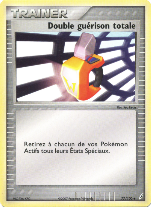 Double guérison totale 77 — EX Gardiens de Cristal (French Pokémon TCG card)