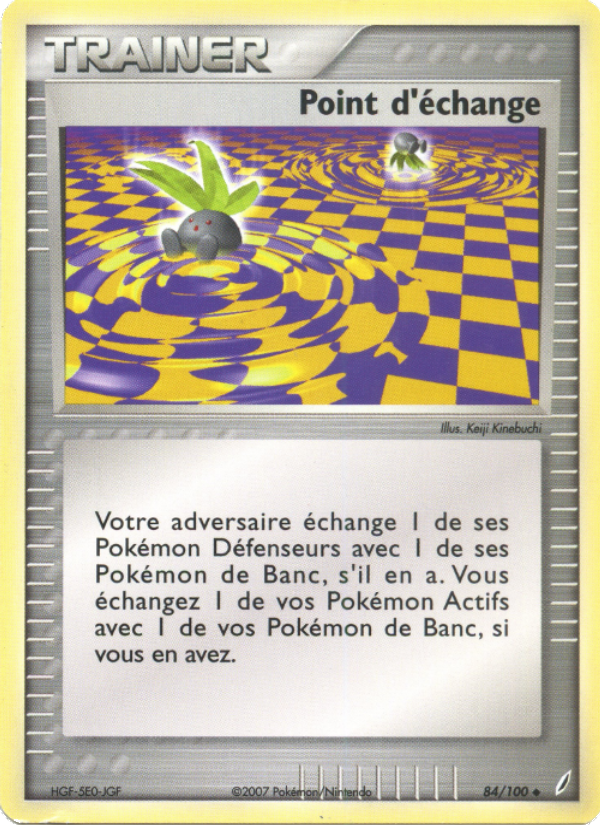 Point d'échange 84 — EX Gardiens de Cristal (French Pokémon TCG card)