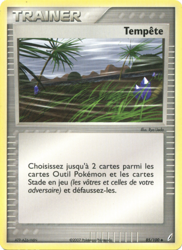 Tempête 85 — EX Gardiens de Cristal (French Pokémon TCG card)