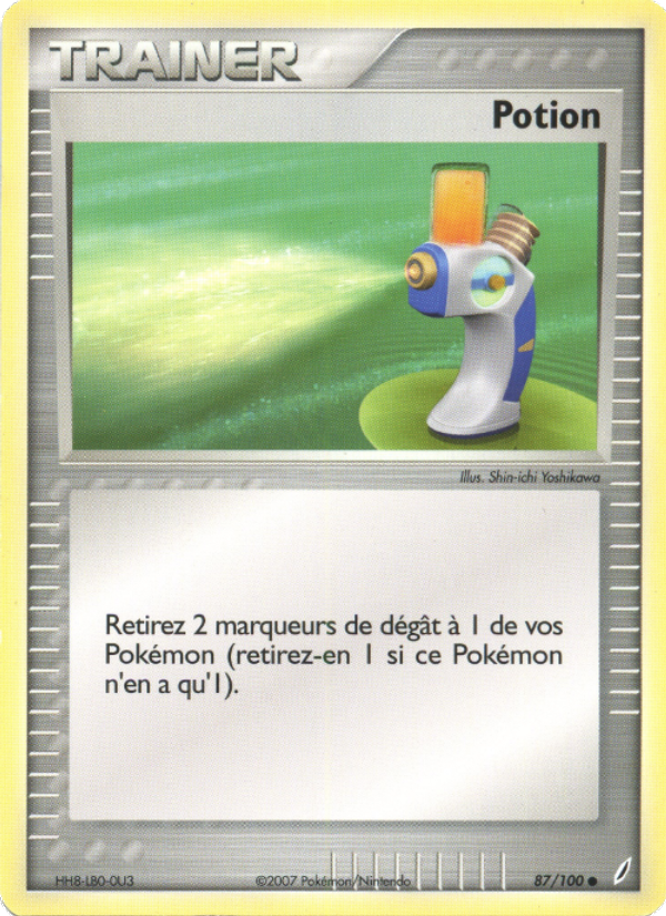 Potion 87 — EX Gardiens de Cristal (French Pokémon TCG card)