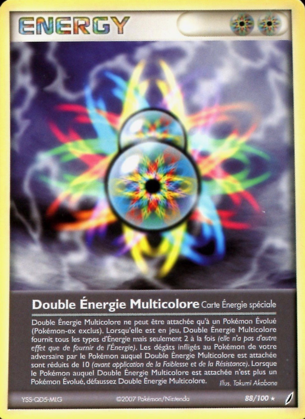 Double Énergie Multicolore 88 — EX Gardiens de Cristal (French Pokémon TCG card)