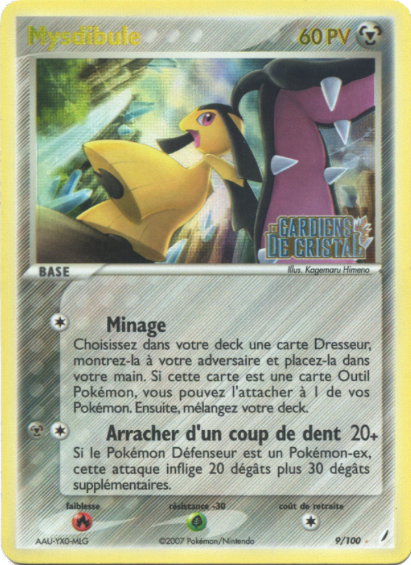 Mysdibule 9 — EX Gardiens de Cristal (French Pokémon TCG card)
