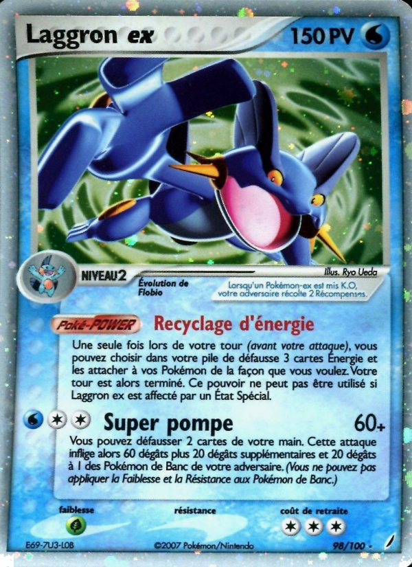 Laggron ex 98 — EX Gardiens de Cristal (French Pokémon TCG card)