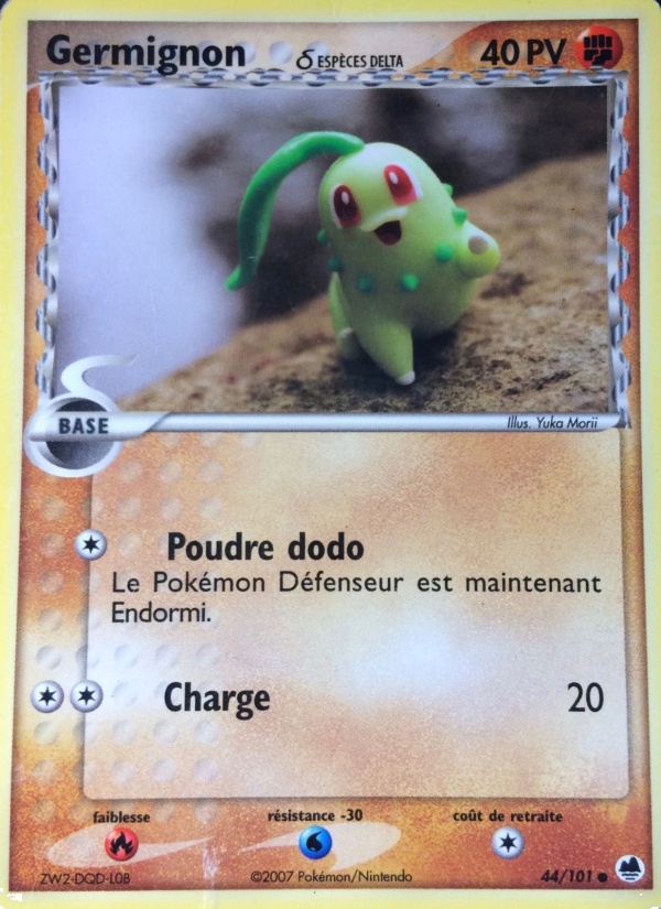 Germignon δ 44 — EX Île des Dragons (French Pokémon TCG card)