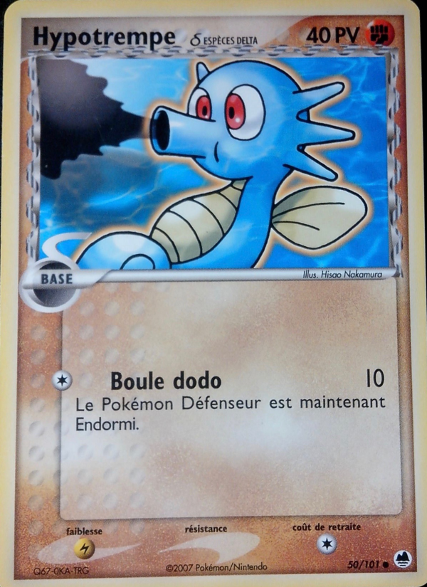 Hypotrempe δ 50 — EX Île des Dragons (French Pokémon TCG card)